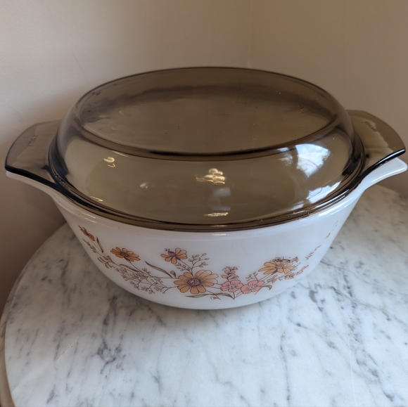 Pyrex Country Autumn Made In England Vintage Bakeware With Lid - Picture 2 of 12